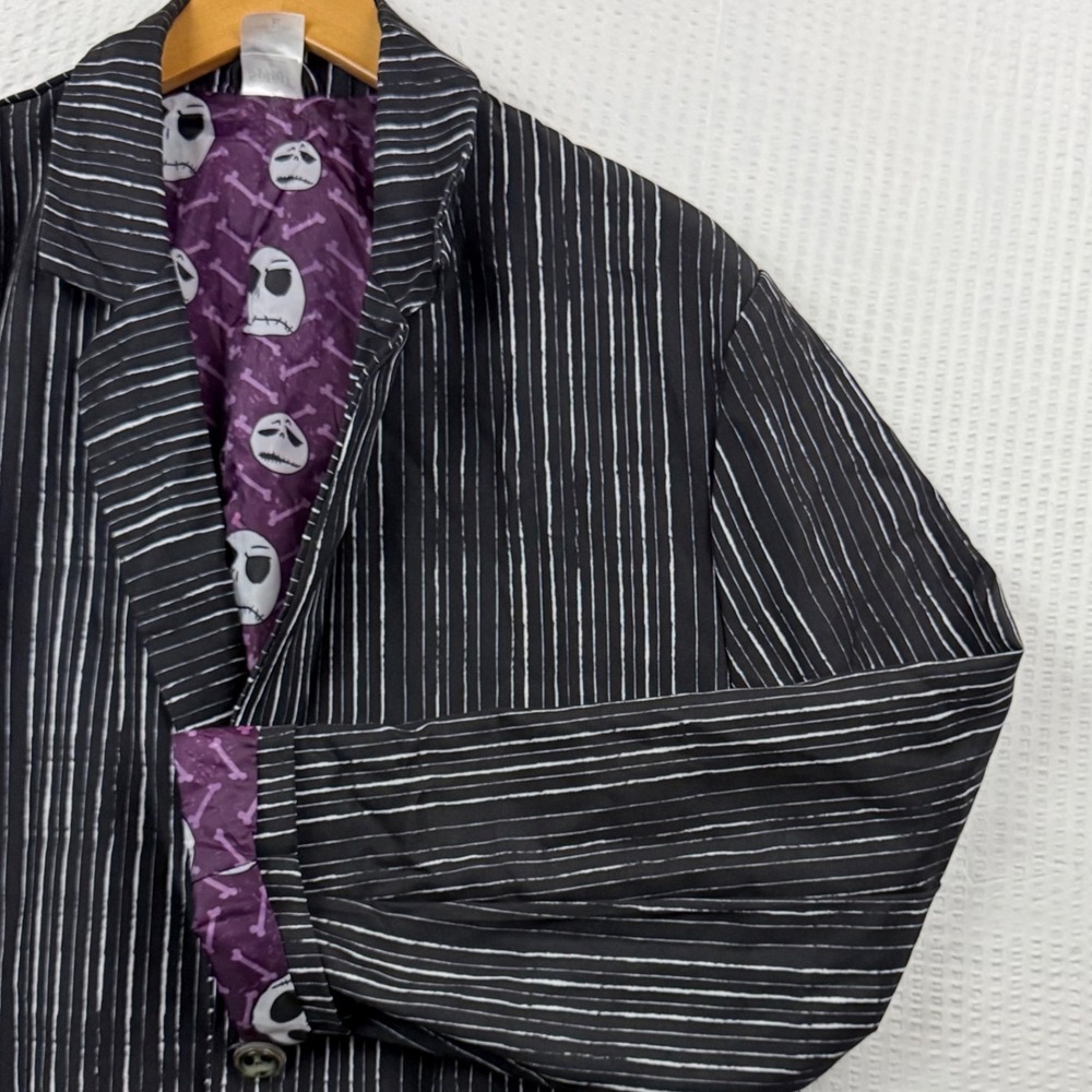 Disney Nightmare Before Christmas Jack Skellington Pinstripe Blazer XL